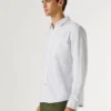 Camisa Oxford a rayas de corte regular