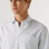 Camisa Oxford a rayas de corte regular