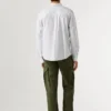 Camisa Oxford a rayas de corte regular