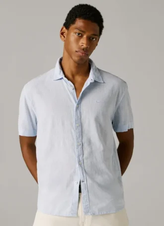 Camisa teñida en prenda