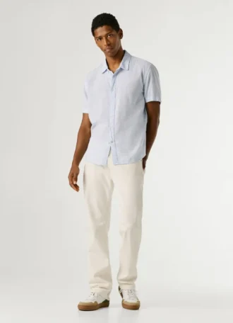 Camisa teñida en prenda