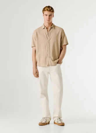 Camisa teñida en prenda