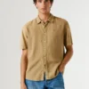 Camisa teñida en prenda Camisa teñida en prenda