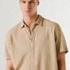 Camisa teñida en prenda Camisa teñida en prenda