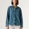 Camisa vaquera de corte oversize Camisa vaquera de corte oversize