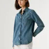 Camisa vaquera de corte oversize Camisa vaquera de corte oversize