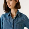 Camisa vaquera de corte oversize Camisa vaquera de corte oversize