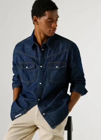 Camisa vaquera de corte regular