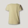 Camiseta con cuello en V y logotipo bordado Camiseta con cuello en V y logotipo bordado