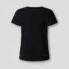 Camiseta con cuello en V y logotipo bordado Camiseta con cuello en V y logotipo bordado