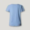 Camiseta con cuello en V y logotipo bordado Camiseta con cuello en V y logotipo bordado