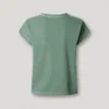 Camiseta con detalles florales calados Camiseta con detalles florales calados