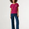 Camiseta con estampado artístico