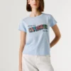 Camiseta con estampado artístico