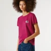Camiseta con estampado artístico