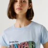 Camiseta con estampado artístico