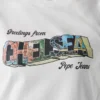 Camiseta con estampado artístico