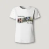 Camiseta con estampado artístico