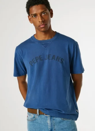 Camiseta con estampado del logotipo