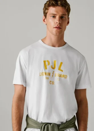 Camiseta con estampado del logotipo