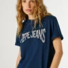 Camiseta con estampado del logotipo
