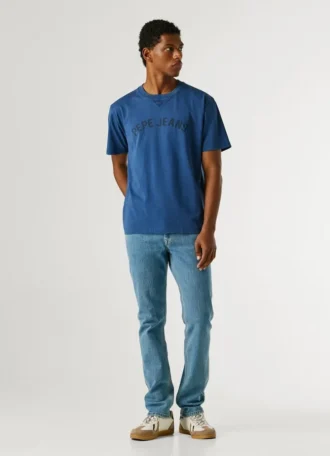 Camiseta con estampado del logotipo