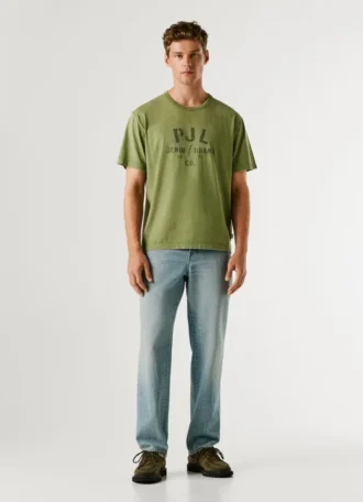 Camiseta con estampado del logotipo
