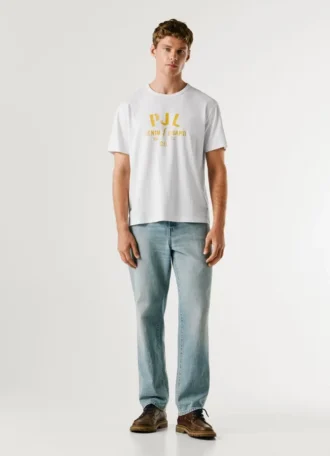 Camiseta con estampado del logotipo