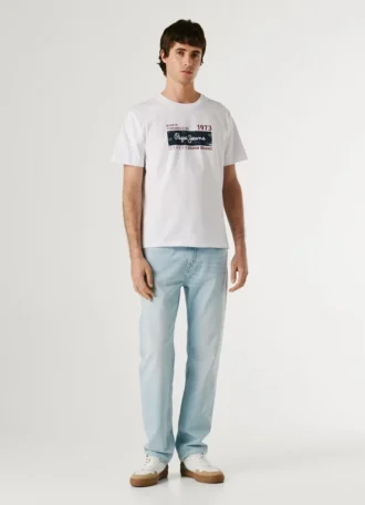 Camiseta con estampado del logotipo