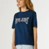 Camiseta con estampado del logotipo