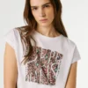 Camiseta con estampado del logotipo Camiseta con estampado del logotipo