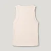 Camiseta con estampado del logotipo y cuello acanalado
