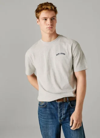 Camiseta con estampado en la espalda
