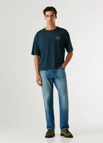 Camiseta con estampado en la espalda