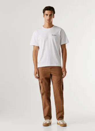 Camiseta con estampado en la espalda