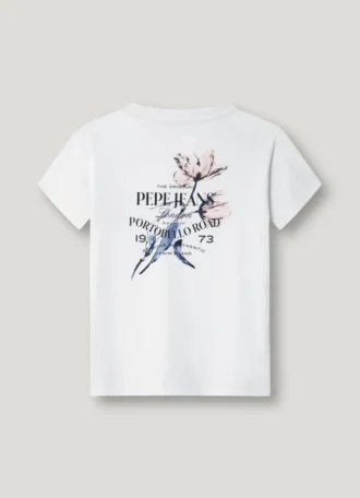 Camiseta con estampado en la espalda