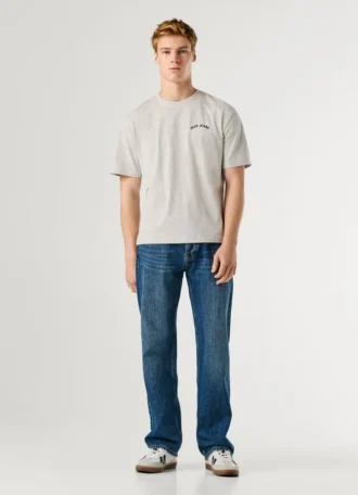 Camiseta con estampado en la espalda