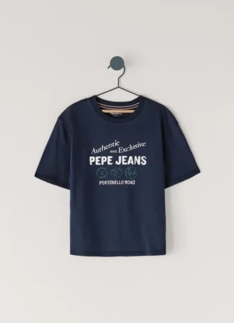 Camiseta con estampado gráfico y corte holgado