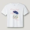 Camiseta con estampado gráfico y corte holgado