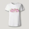 Camiseta con logo floral estampado Camiseta con logo floral estampado