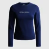 Camiseta con logotipo bordado