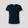 Camiseta con logotipo bordado