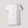 Camiseta con logotipo bordado