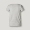 Camiseta con logotipo bordado y cuello acanalado Camiseta con logotipo bordado y cuello acanalado