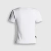 Camiseta con logotipo bordado y ribete Camiseta con logotipo bordado y ribete