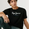 Camiseta con logotipo de corte regular Camiseta con logotipo de corte regular
