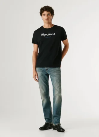 camiseta con logotipo de corte regular 2 1 330x456 - Camiseta con logotipo de corte regular