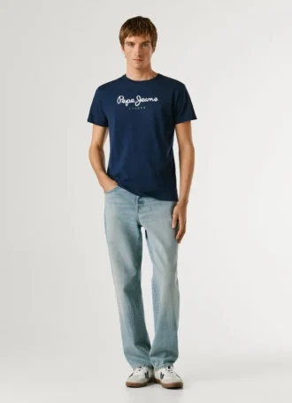 camiseta con logotipo de corte regular 2 2 330x456 - Camiseta con logotipo de corte regular