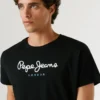 Camiseta con logotipo de corte regular Camiseta con logotipo de corte regular