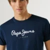 Camiseta con logotipo de corte regular Camiseta con logotipo de corte regular